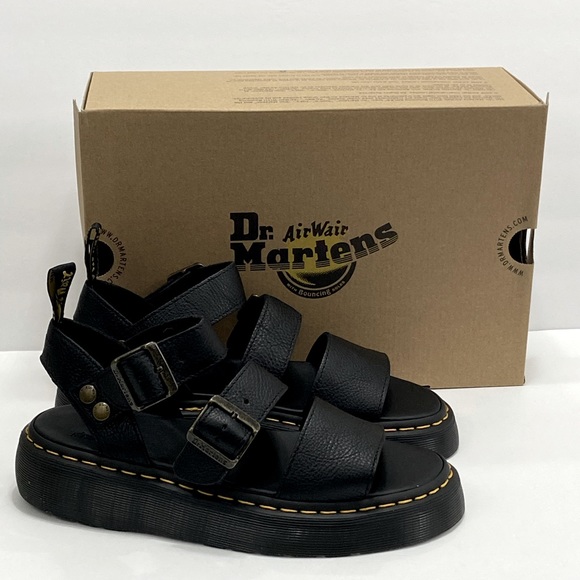 NEW DR MARTENS GRYPHON WOMEN'S PLATFORM GLADIATOR SANDALS - Picture 2 of 13